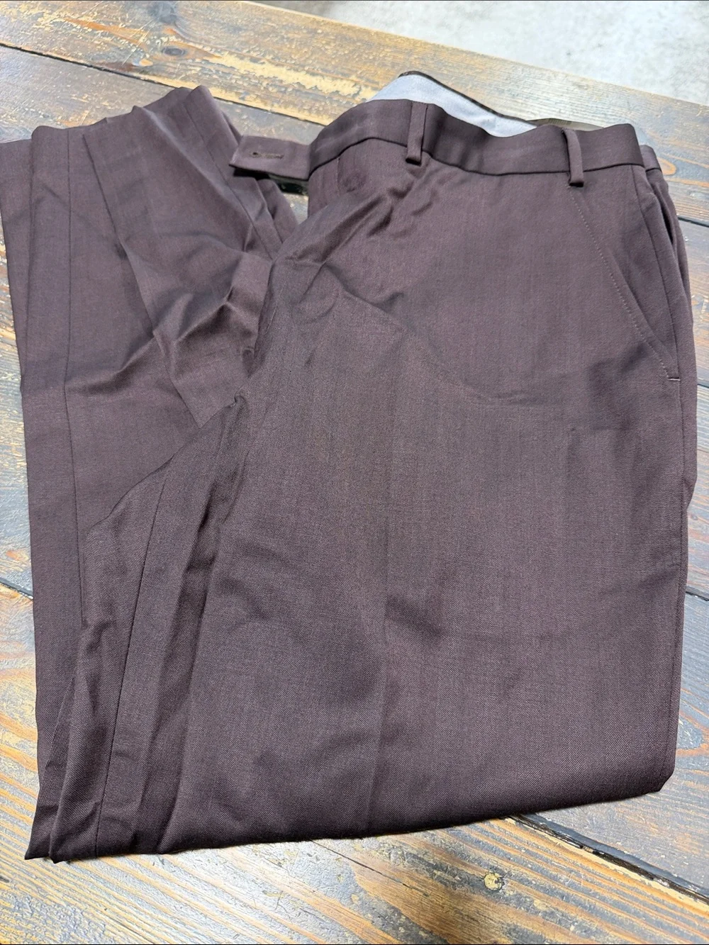 Calvin Klein Men's Red Trousers - Jace - Size 38W x 30L